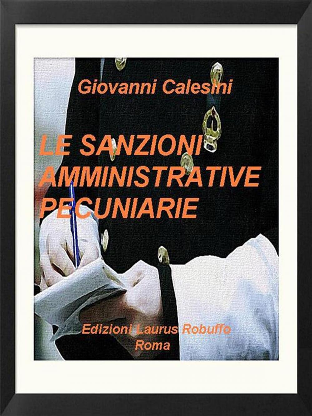 Big bigCover of Le sanzioni amministrative pecuniarie