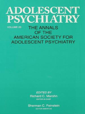 Cover of Adolescent Psychiatry, V. 20