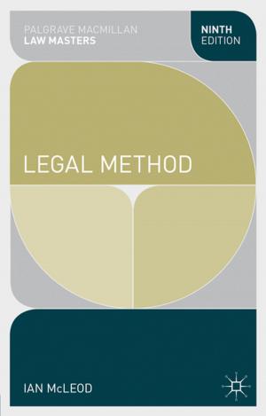 Cover of the book Legal Method by Professor Satnam Virdee