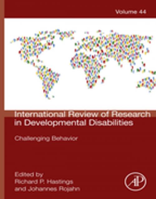 Cover of the book Challenging Behavior by Richard Hastings, Johannes Rojahn, Elsevier Science