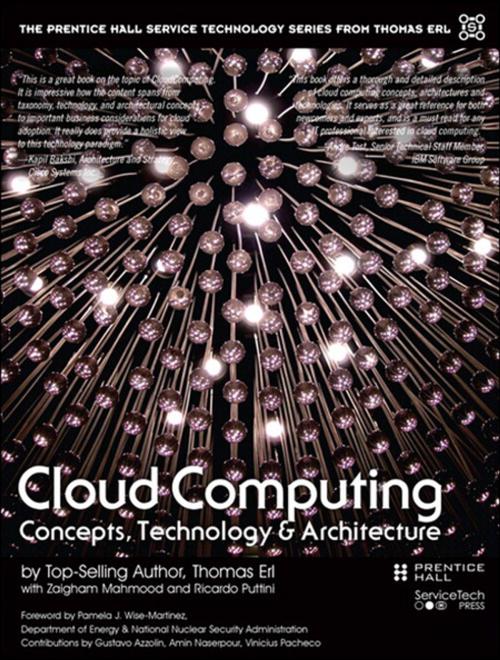 Cover of the book Cloud Computing by Thomas Erl, Ricardo Puttini, Zaigham Mahmood, Pearson Education