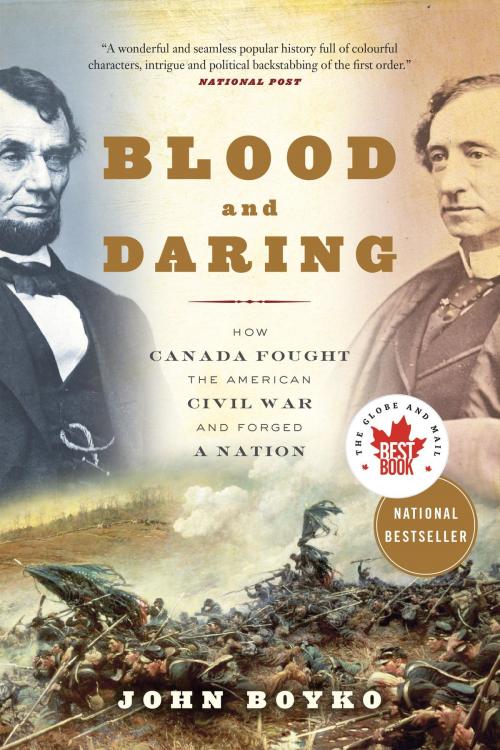 Cover of the book Blood and Daring by John Boyko, Knopf Canada