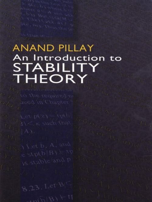 Cover of the book An Introduction to Stability Theory by Anand Pillay, Dover Publications