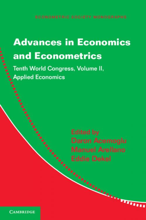 Cover of the book Advances in Economics and Econometrics: Volume 2, Applied Economics by , Cambridge University Press