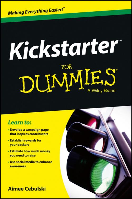 Cover of the book Kickstarter For Dummies by Aimee Cebulski, Wiley