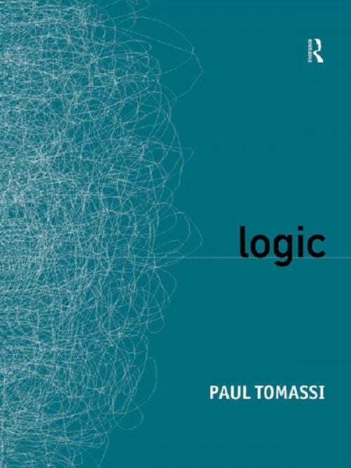 Cover of the book Logic by Paul Tomassi, Taylor and Francis