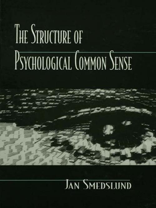 Cover of the book The Structure of Psychological Common Sense by Jan Smedslund, Taylor and Francis