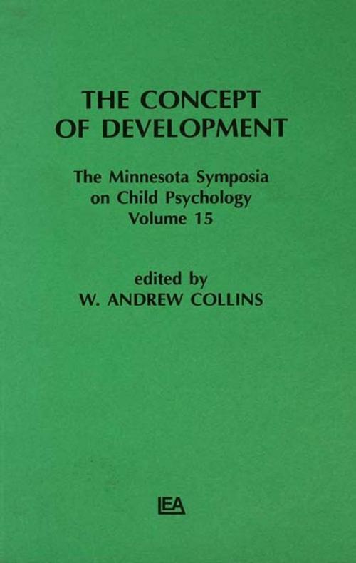 Cover of the book The Concept of Development by , Taylor and Francis