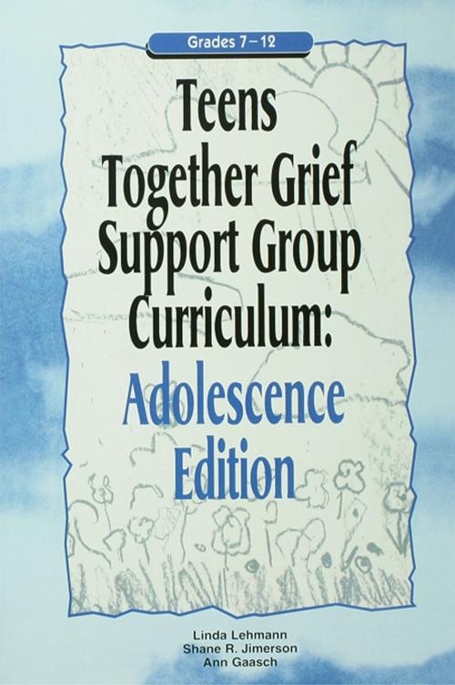 Cover of the book Teens Together Grief Support Group Curriculum by Linda Lehmann, Shane R. Jimerson, Ann Gaasch, Taylor and Francis