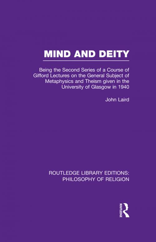 Cover of the book Mind and Deity by John Laird, Taylor and Francis