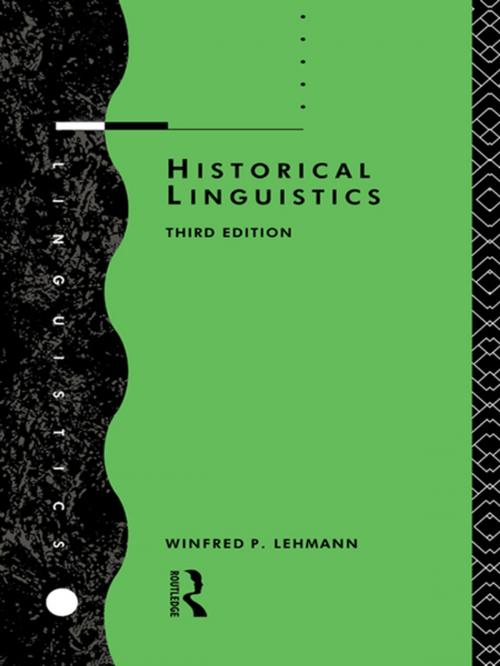 Cover of the book Historical Linguistics by Winfred P. Lehmann, Taylor and Francis