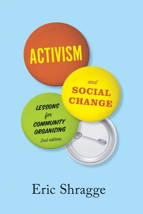 Cover of the book Activism and Social Change by Eric Shragge, University of Toronto Press, Higher Education Division