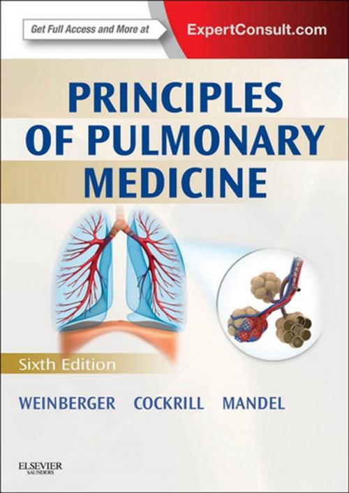 Cover of the book Principles of Pulmonary Medicine E-Book by Steven E. Weinberger, MD, MACP, FRCP, Barbara A. Cockrill, MD, Jess Mandel, MD, FACP, Elsevier Health Sciences