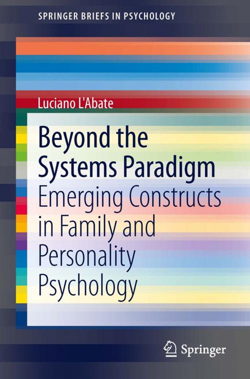 Cover of the book Beyond the Systems Paradigm by Luciano L'Abate, Springer New York