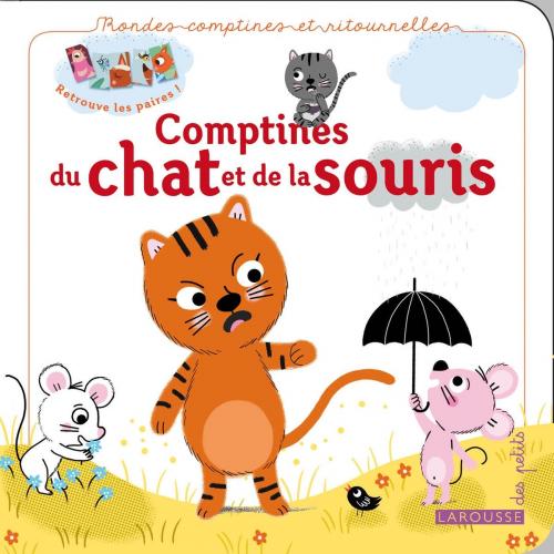 Cover of the book Comptines du chat et de la souris by Mélanie Combes, Larousse