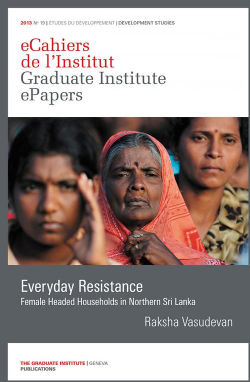 Cover of the book Everyday Resistance by Raksha Vasudevan, Graduate Institute Publications