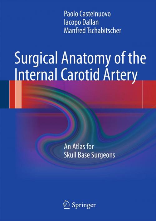 Cover of the book Surgical Anatomy of the Internal Carotid Artery by Paolo Castelnuovo, Iacopo Dallan, Manfred Tschabitscher, Springer Berlin Heidelberg