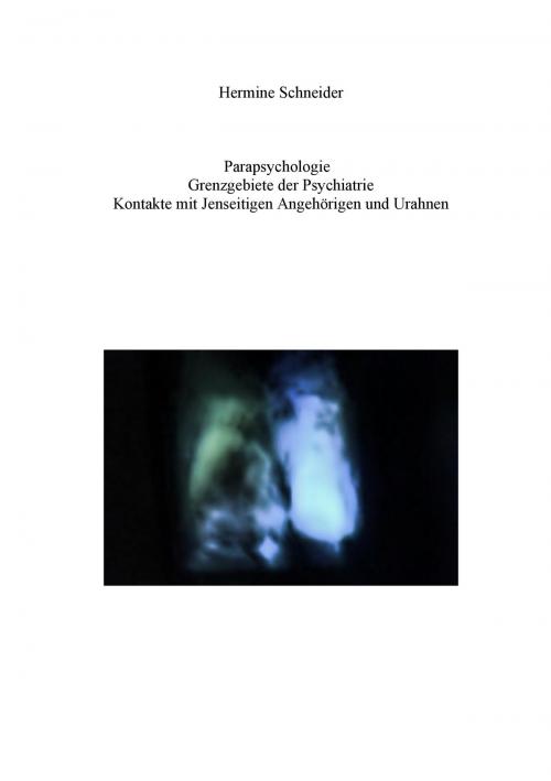 Cover of the book Parapsychologie by Hermine Schneider, Books on Demand