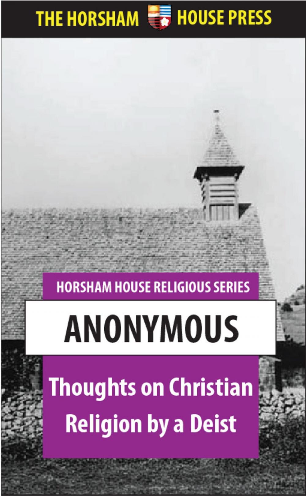 Big bigCover of Thoughts on the Christian Religion by a Deist