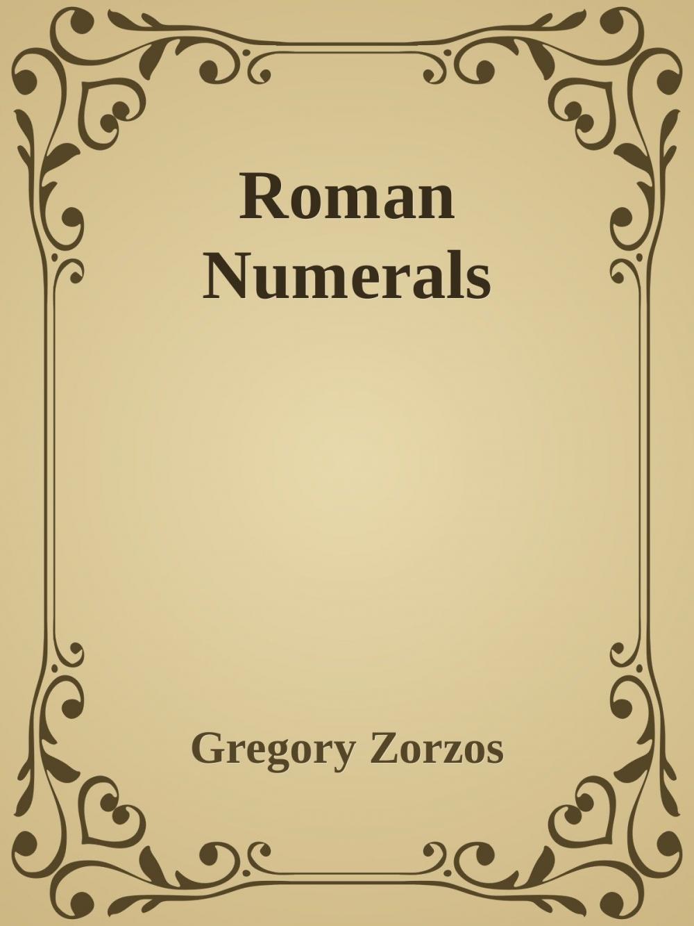 Big bigCover of Roman Numerals