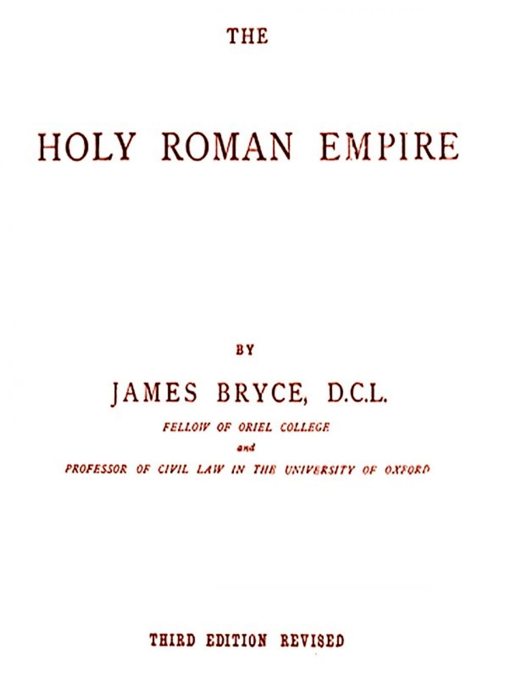 Big bigCover of The Holy Roman Empire