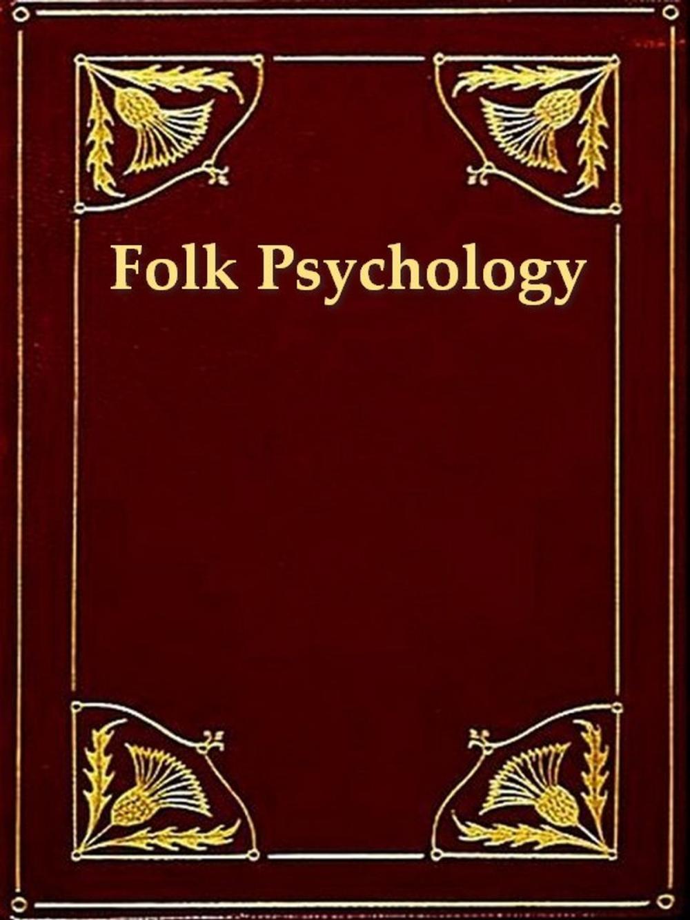 Big bigCover of Elements of Folk Psychology