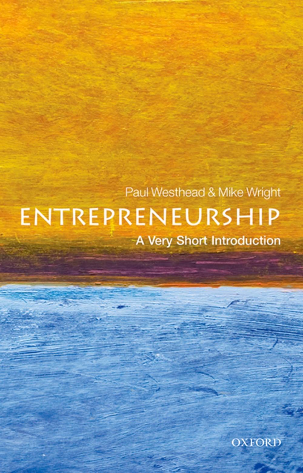 Big bigCover of Entrepreneurship: A Very Short Introduction