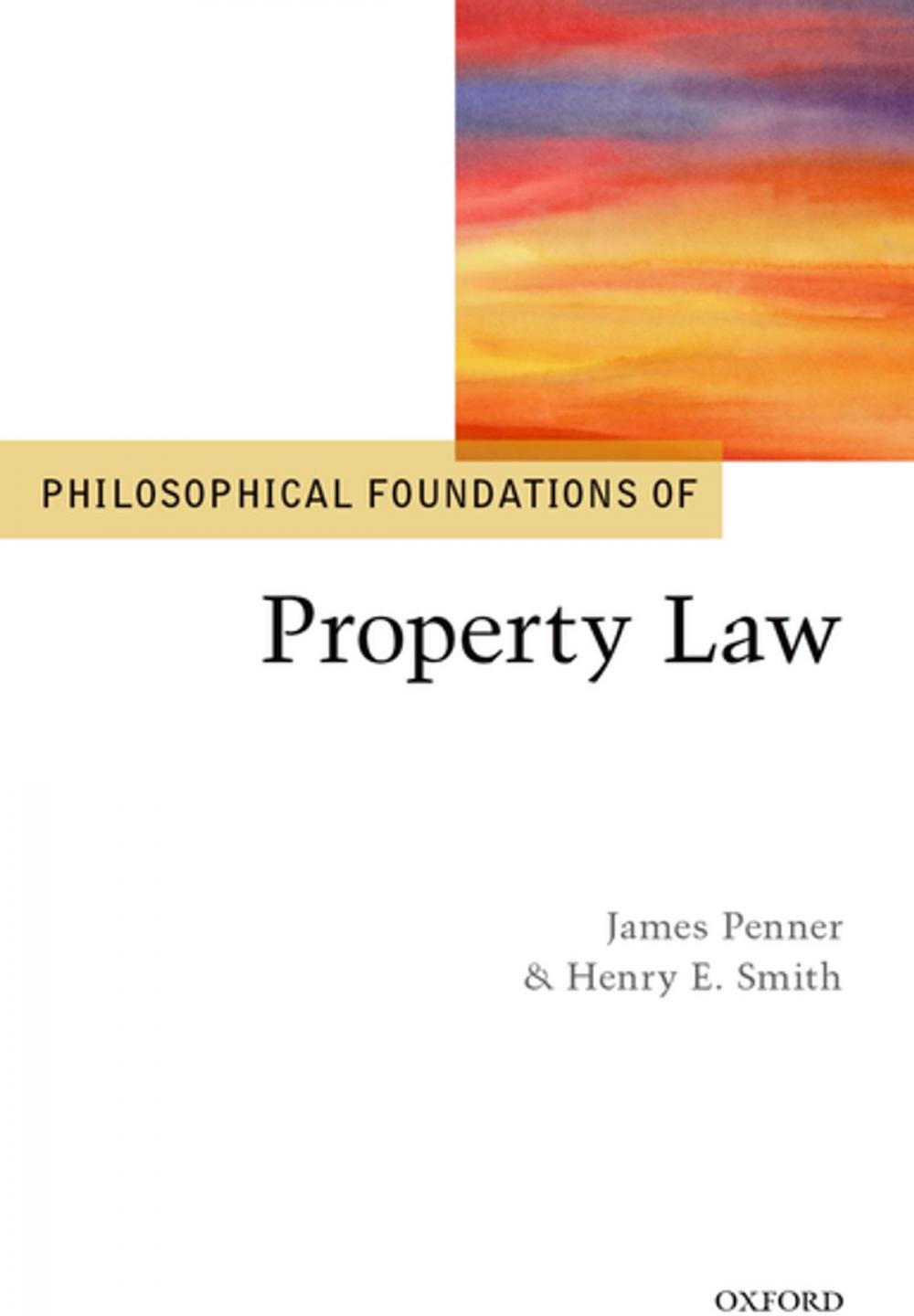 Big bigCover of Philosophical Foundations of Property Law