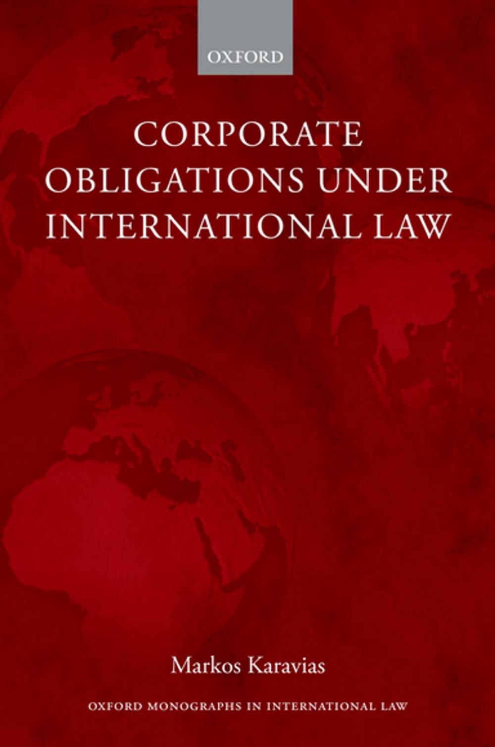 Big bigCover of Corporate Obligations under International Law