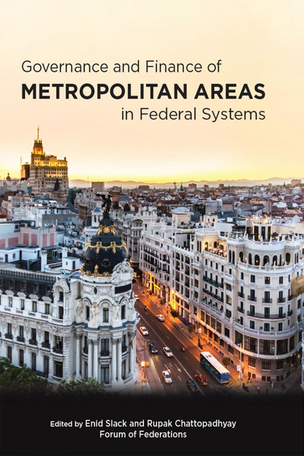 Big bigCover of Governance and Finance of Metropolitan Areas in Federal Systems