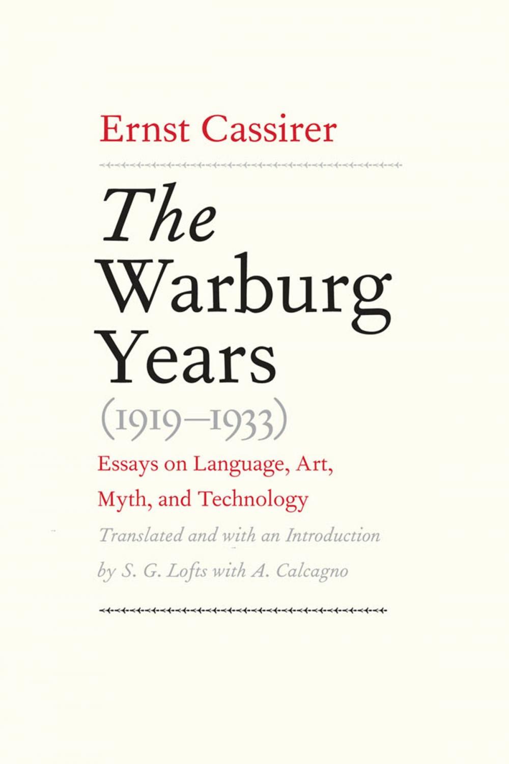 Big bigCover of The Warburg Years (1919-1933)