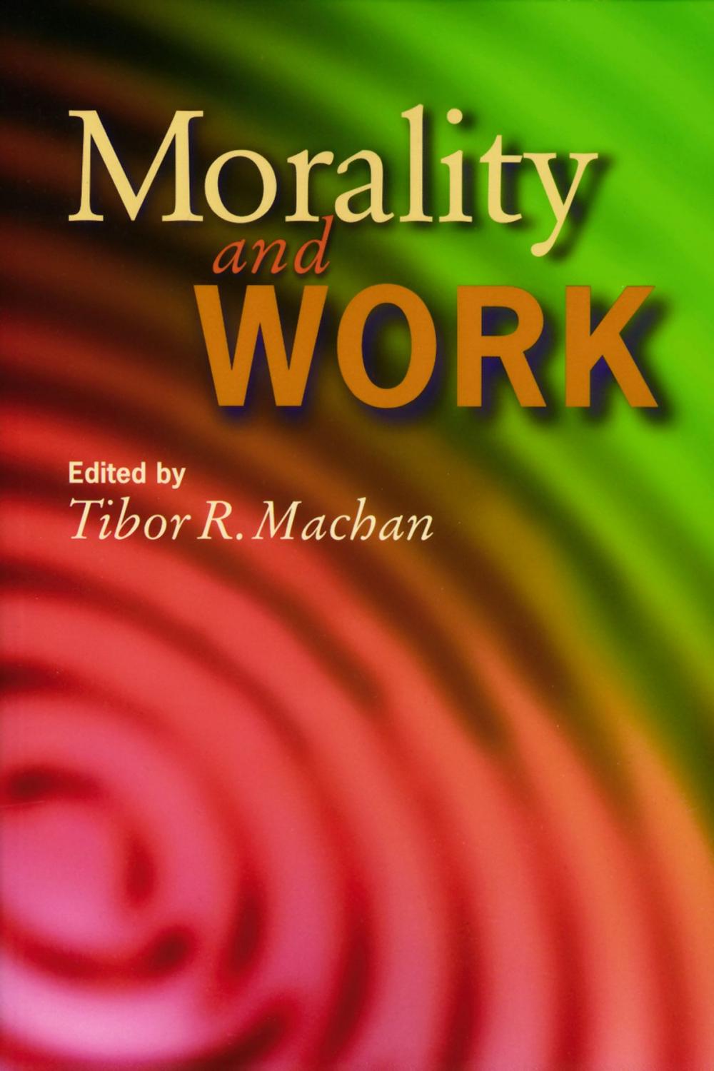 Big bigCover of Morality and Work