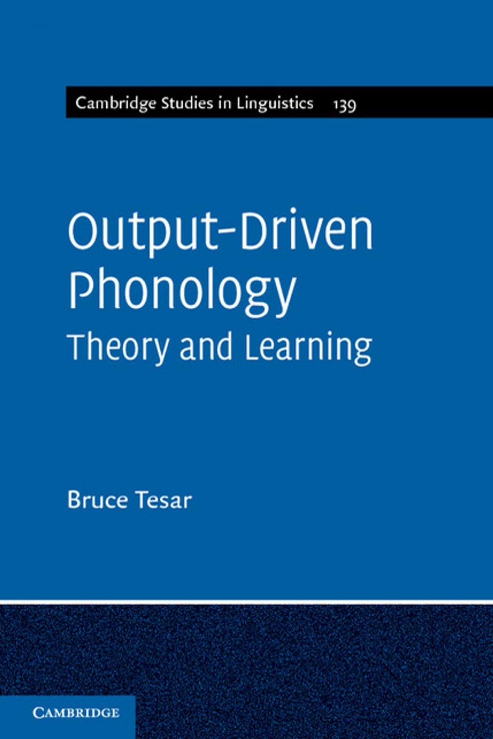 Big bigCover of Output-Driven Phonology