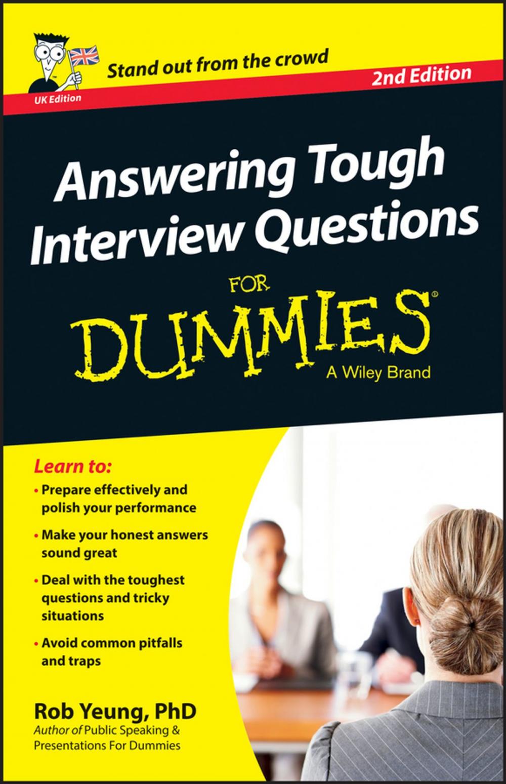 Big bigCover of Answering Tough Interview Questions For Dummies - UK