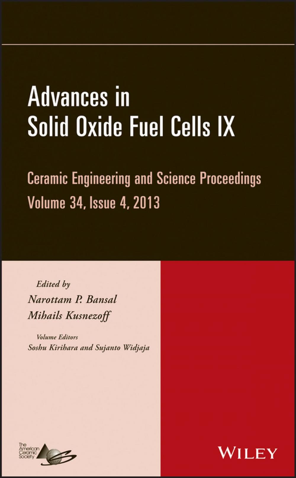 Big bigCover of Advances in Solid Oxide Fuel Cells IX