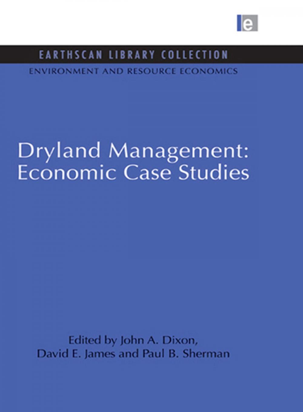 Big bigCover of Dryland Management: Economic Case Studies