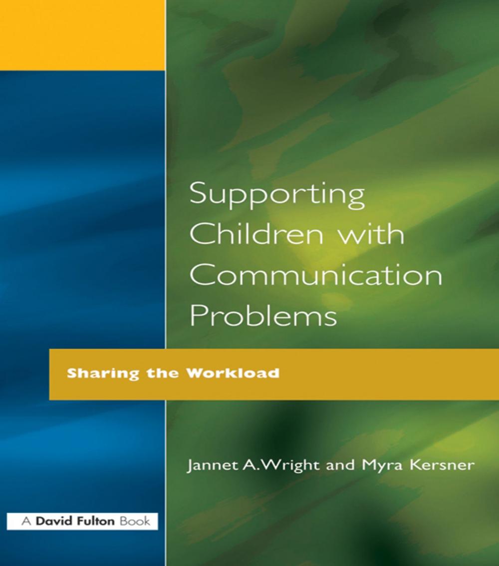 Big bigCover of Supporting Children with Communication Problems