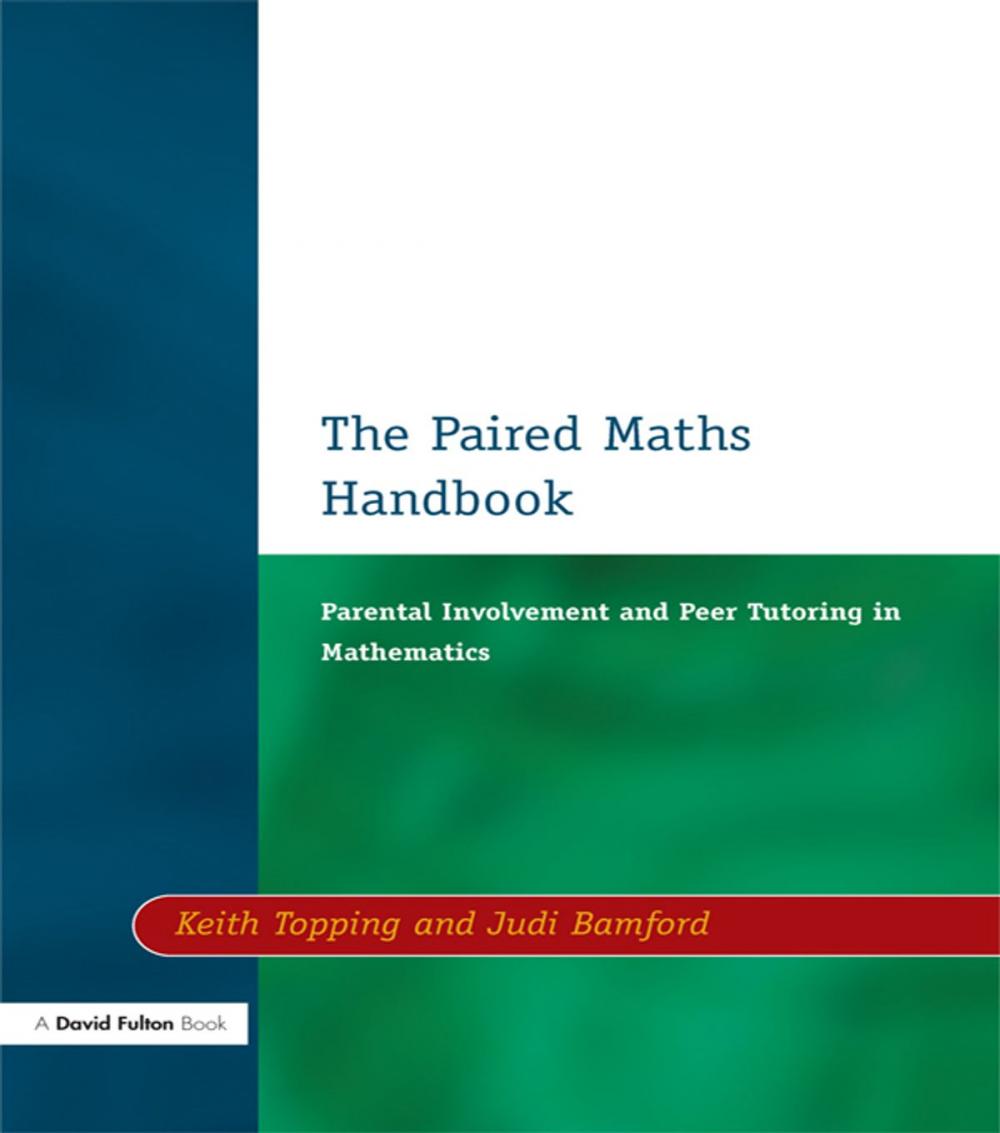 Big bigCover of Paired Maths Handbook