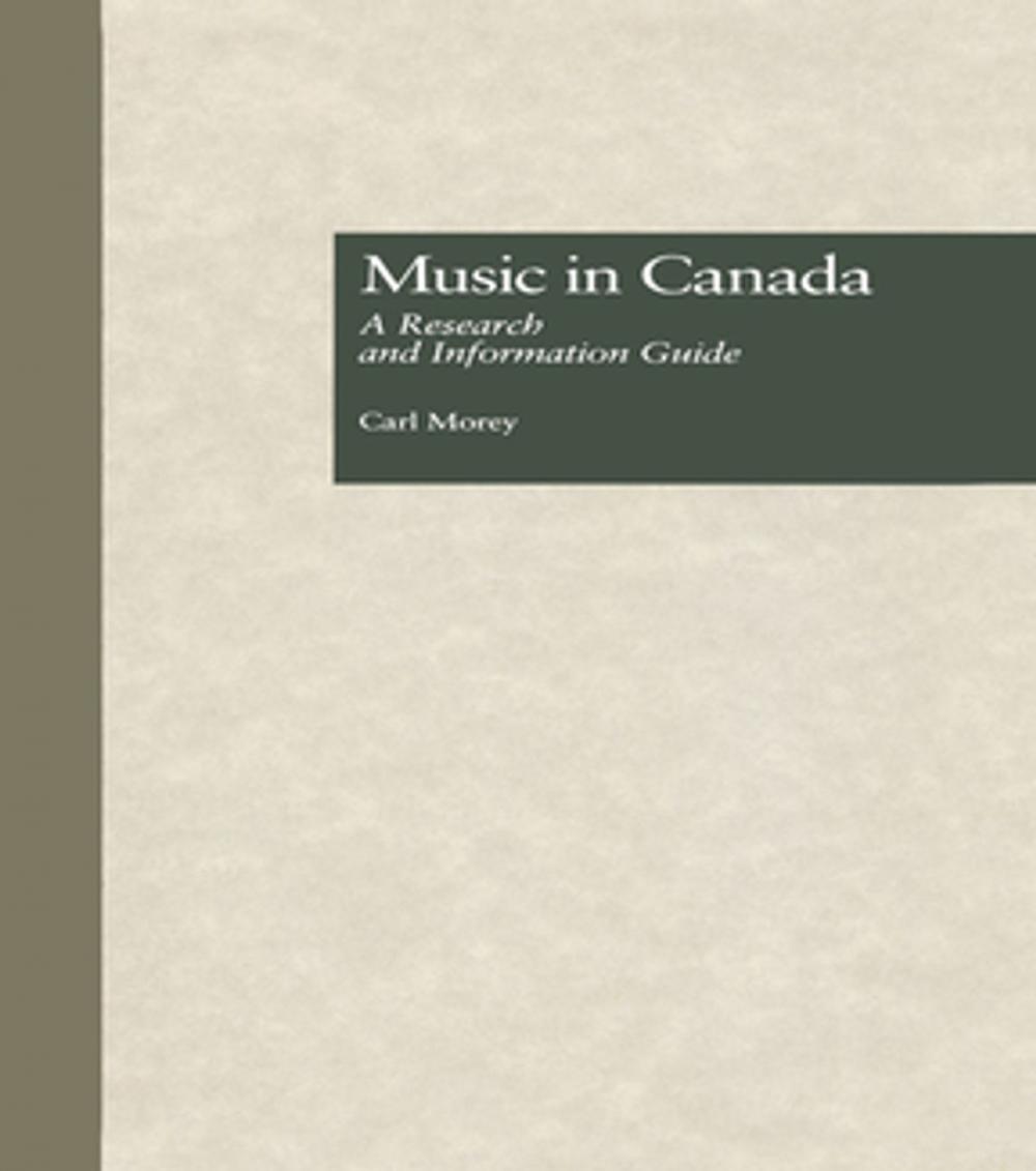 Big bigCover of Music in Canada