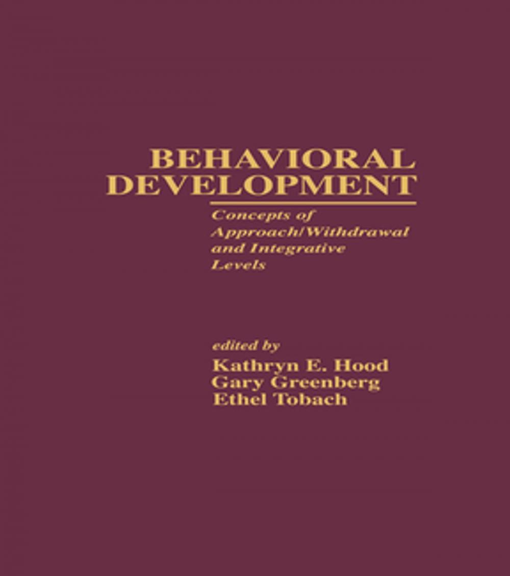 Big bigCover of Behavioral Development