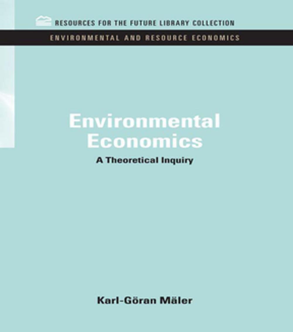 Big bigCover of Environmental Economics