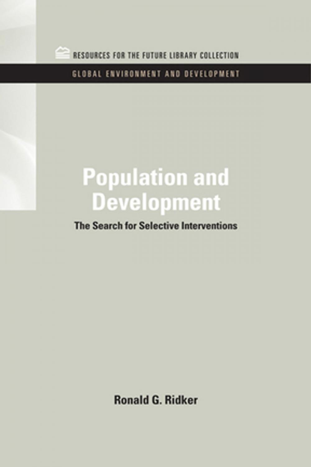 Big bigCover of Population and Development