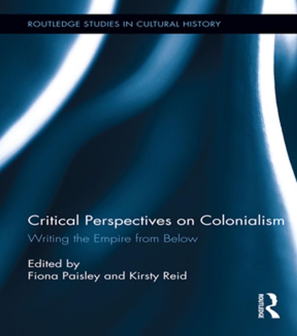 Big bigCover of Critical Perspectives on Colonialism