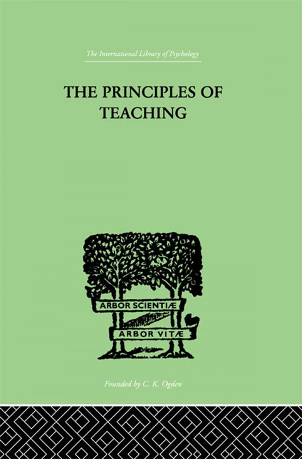 Big bigCover of The Principles of Teaching