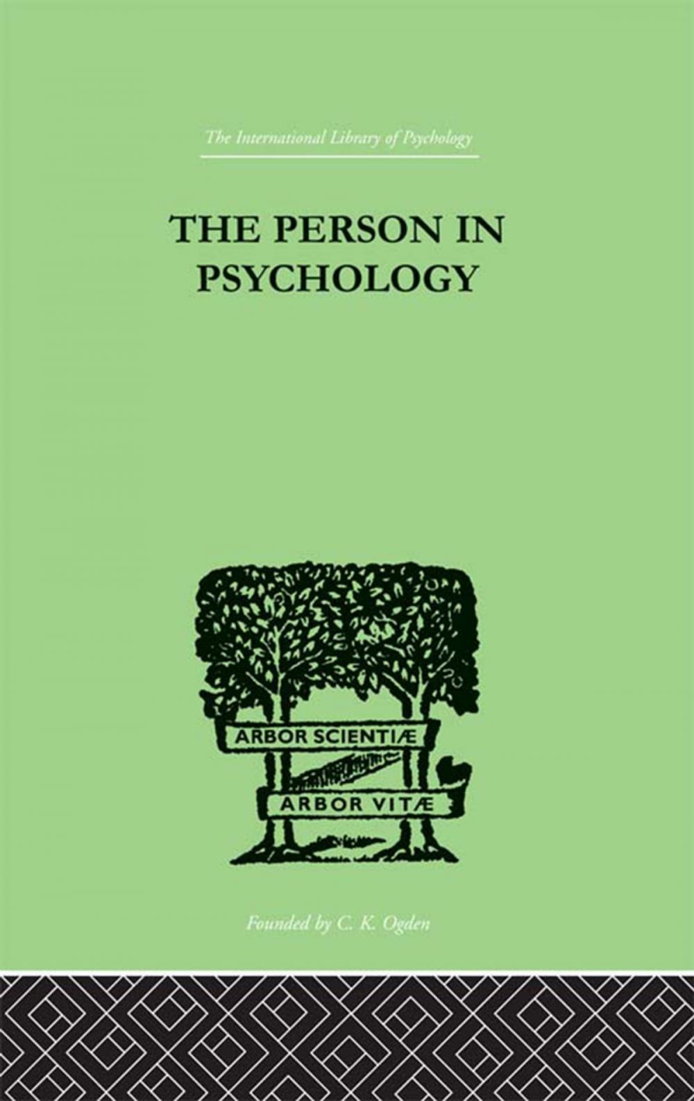 Big bigCover of The Person In Psychology