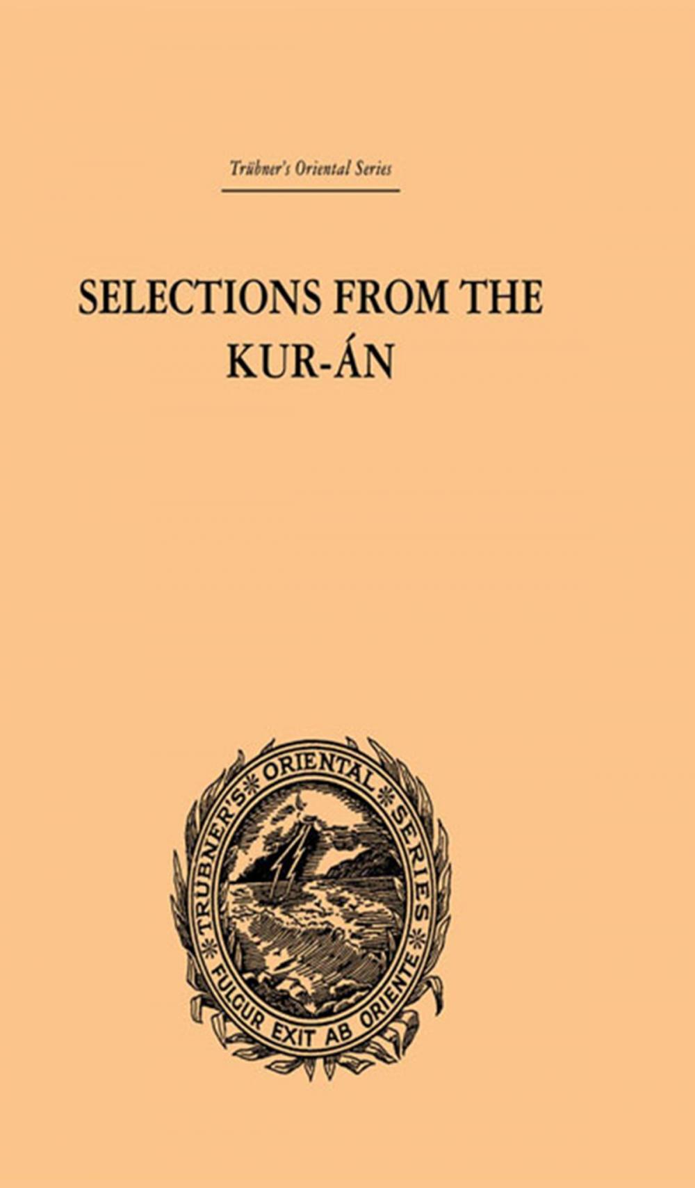 Big bigCover of Selections from the Kuran