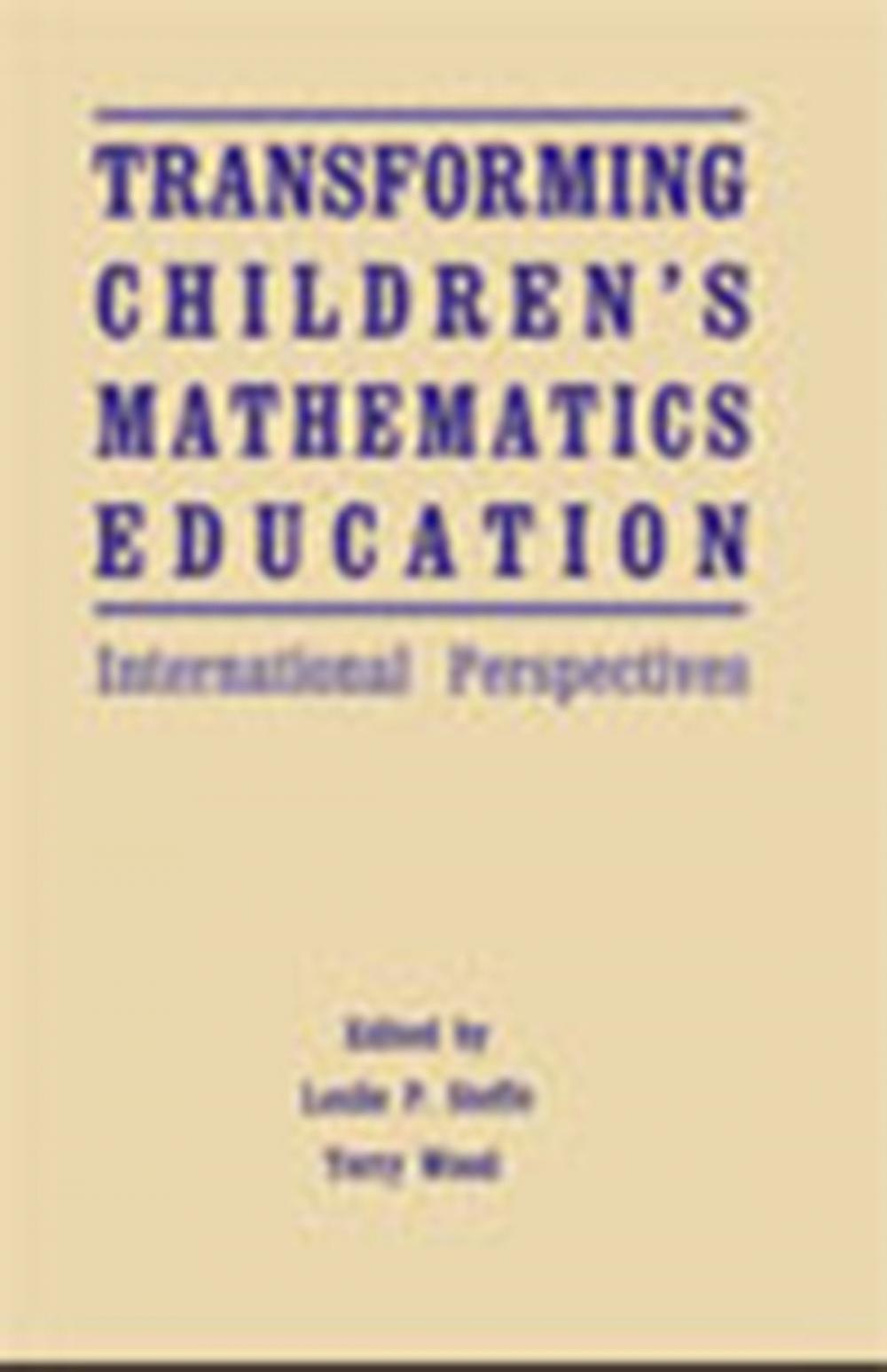 Big bigCover of Transforming Children's Mathematics Education