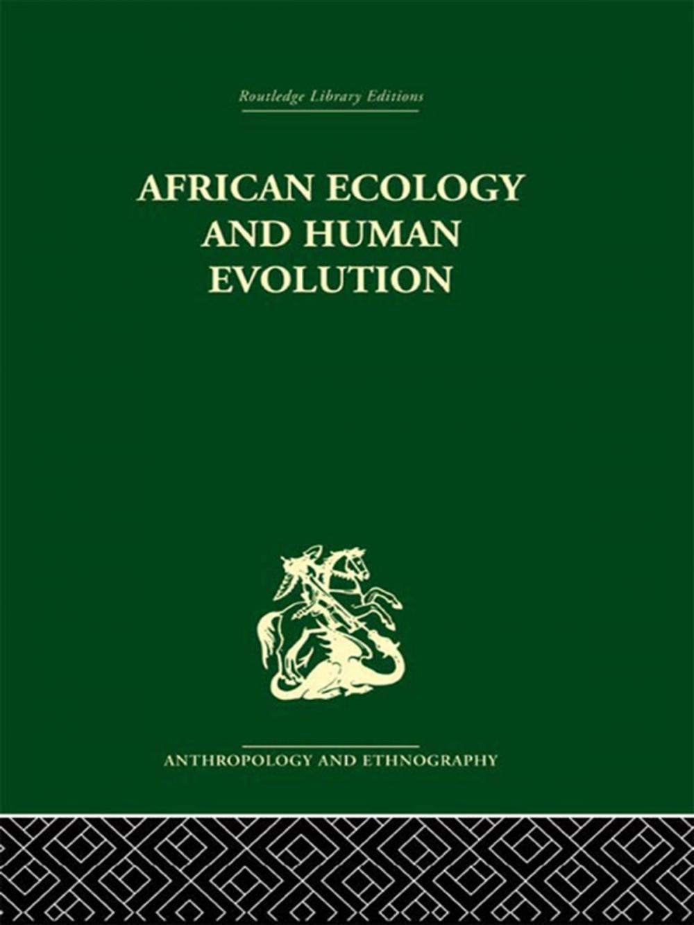 Big bigCover of African Ecology and Human Evolution