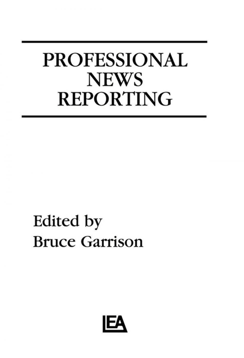 Big bigCover of Professional News Reporting