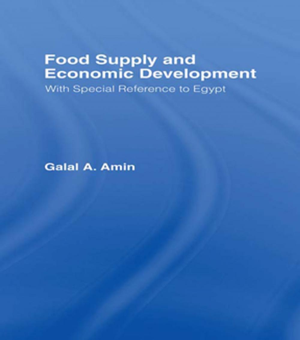 Big bigCover of Food Supply and Economic Development